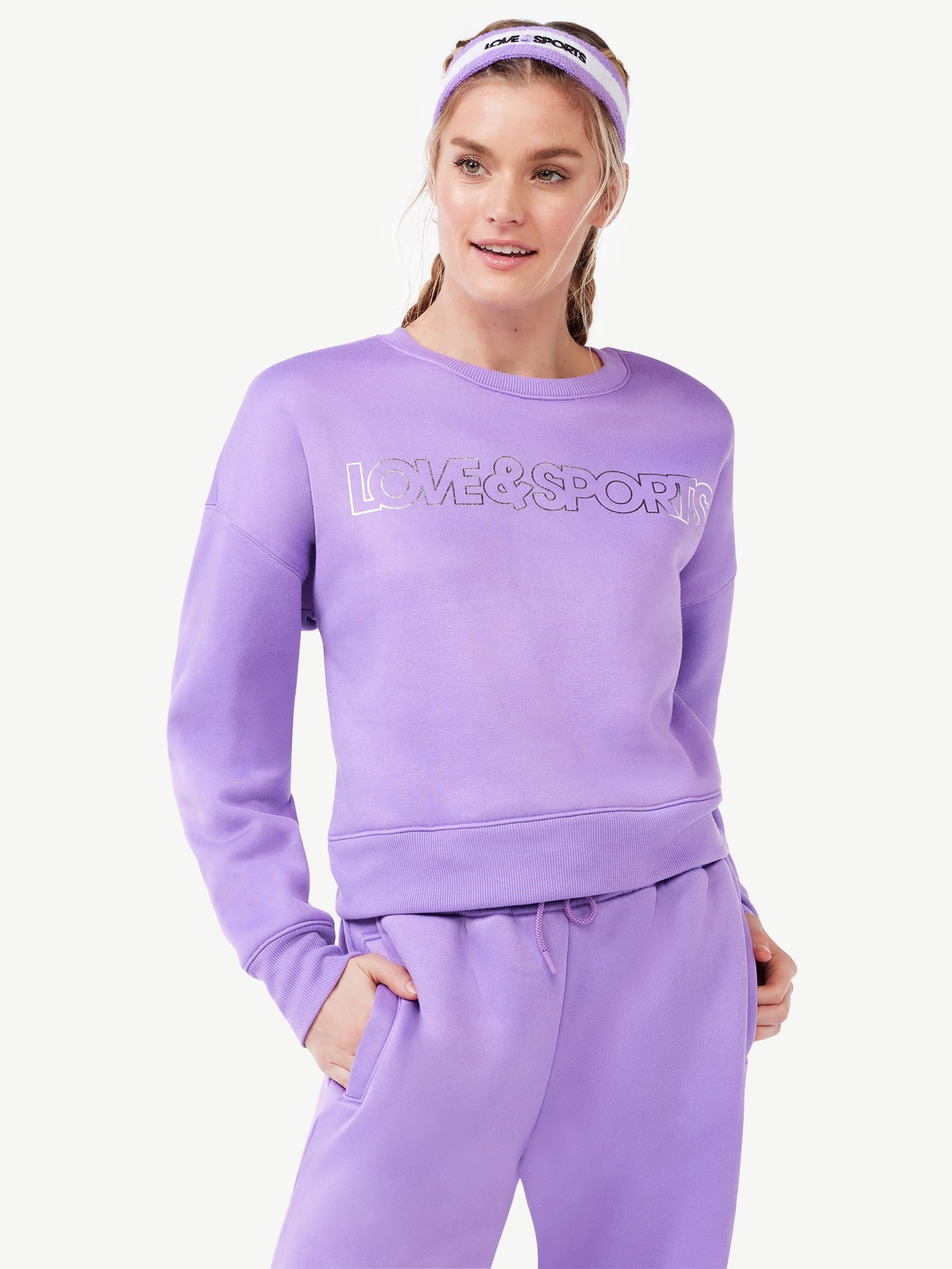 Love & Sports Women’s Fleece Logo Sweatshirt