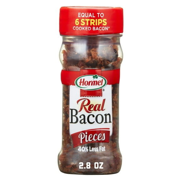 HORMEL Real Bacon Pieces Topping, Shelf-Stable, 2.8 oz Plastic Jar