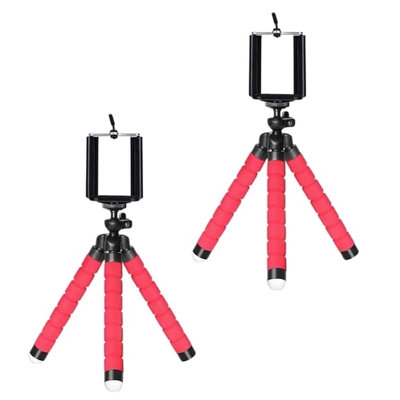 Adjustable Tripod Stand with Clip Flexible Tripod Mount Holder for Phone Action Camera Selfie Tripod Rotating