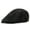 Black, variant on Men Women Retro Suede Gatsby Flat Duckbill Newsboy Hat Ivy Golf Driver Adjustable Cap