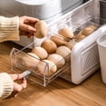 thumbnail image 2 of Washranp Large Capacity Egg Storage Box,Clear Visible Double-Layer Chicken Egg Storage Container Load-Bearing Countertop Egg Holder for Refrigerator Kitchen, 2 of 5