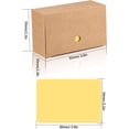 thumbnail image 2 of 400 Pieces Color Card, Flash Cards, Colorful Blank Kraft Paper Cards, Postcard Blank Card, Note Card, Thank You Card, Business Card (Pink/Green/Yellow, 2 of 5