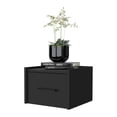 thumbnail image 4 of Black Floating Nightstand | Spacious Drawer Dimensions | Bedside Table, 4 of 4