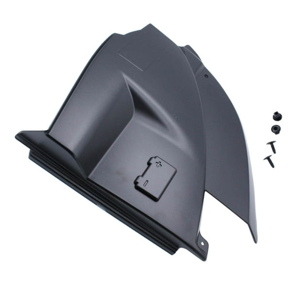 Cubierta de batería de coche con fijaciones cubierta de bandeja de batería de plástico de repuesto negra apta para T5.1 Transporter 2010-15, piezas Baoblaze Cubierta de la bandeja de baterías de automóviles