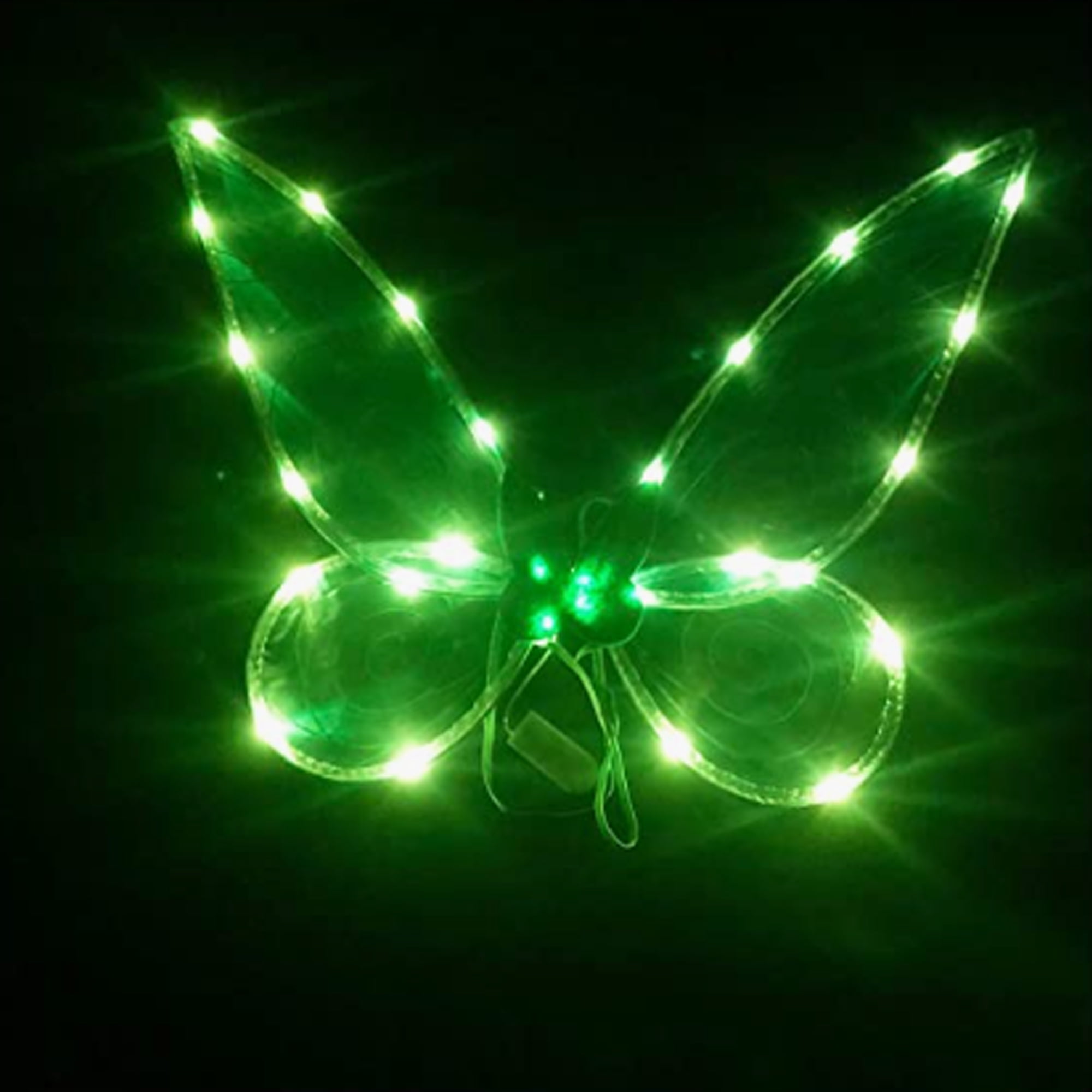 Jkerther Fairy Wings for Girls Women LED Light Up Butterfly Angel Wings