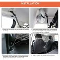 thumbnail image 4 of Double Layer Car Trunk Net, Pets Portable Dog Car Net, Universal Car Separation for Dog Cat Wire Black 90x40cm, 4 of 5