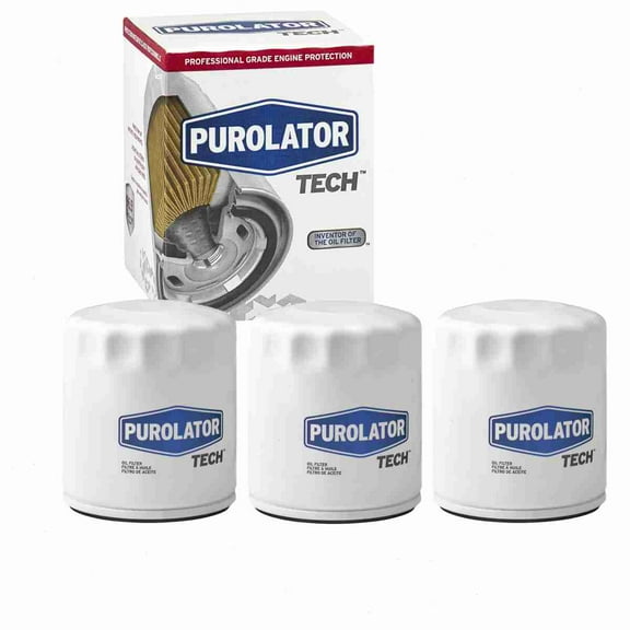 3 pc Purolator TECH TL11403 Engine Oil Filters for 100290 12640445 12696048 2100290 3100290 4100290 95140 M9509 MGL10290 OF2222 PF64 PG2222 PG2222EX PH10064 PH12060 PTL10290 R0290 R0290XL R95140