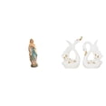 thumbnail image 1 of Figura Decorativa De La Virgen María Con Cisnes Y Pareja. Elegante Escultura De Resina Para Escritorio, Estantería O Vitrina. Adorno Para La Virgen María Y Lutero., 1 of 8
