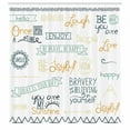 thumbnail image 3 of Ambesonne Adventure Shower Curtain, Happiness Vibes Lettering, 69"Wx70"L, Grey Teal, 3 of 3