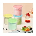thumbnail image 4 of 4 pack 16oz Replacement Pints with Lids for Ninja Creami NC300 NC301 NC299AMZ Ice Cream Maker, 4 of 5