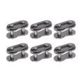thumbnail image 1 of Unique Bargains 6Pack Chain Connector Link Roller, 5/16' Pitch Carbon Steel Split Links for 05B Chain, 1 of 6