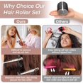 thumbnail image 4 of 50 Juego de Rizadores de Cabello Grandes, 4 Tamaños Rizadores Autosujetantes, 5 mm/36 mm/48 mm/60 mm, Rulos de Pelo con Clip, para Cabello Largo,Cabello Corto con Flequillo (Ne, 4 of 5