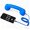 Blue, variant on 2026 New Retro Phone Handset, Vintage Retro Telephone Wired Handsets Style Landline Handle Receiver for Cell Mobile Video Conferences, Calls, Meetings (Red,Type-C)