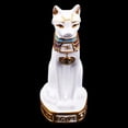 thumbnail image 2 of Ancient Goddess Cat Pharaoh Figurine Statue Decoration White, 2 of 10