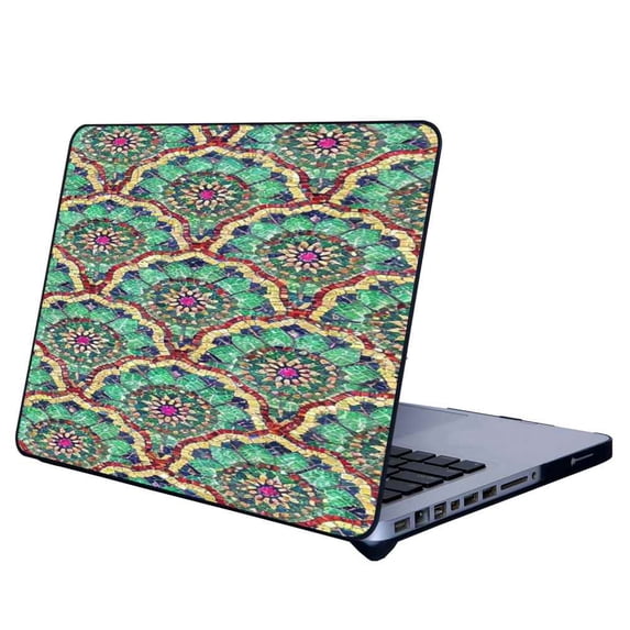 Compatible with MacBook Pro 13.3 Inch 2022 A1706 Phone Case, Green-authentic-Mosaic-13 Case Silicone Protective for Teen Girl Boy Case for MacBook Pro 13.3 Inch 2022 A1706