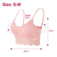thumbnail image 2 of Sujetador de encaje para mujer de 3 piezas, sujetador de encaje acolchado para mujer, 2 of 5