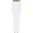 thumbnail image 3 of Vivian's Fashions Flare Bottom Pants, Junior Size (White, Small), 3 of 3