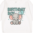 thumbnail image 3 of Inktastic Birthday Boy Elephant Balloons Toddler Sweatshirt, 3 of 4
