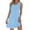 Sky Blue, variant on Puntoco Dresses for women Womens Casual Summer Dress 2025 Loose Tank Striped T-Shirt Dresses Sleeveless Sundress with Pockets Dark Blue XL(XL)