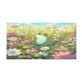thumbnail image 2 of Haosy Cartoon Frog Sit in Meadow Of Flower Bathroom Rugs Non Slip Absorbent Soft Plush Quick Dry Bath Mat, 39"x20", 2 of 8