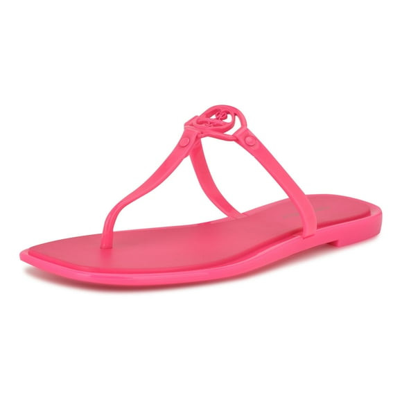 Sandalia Nine West Dacota Mujer Rosa Neón 660 Talla 5