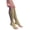 Beige, variant on Zippered Compression Stockings, Black, S/M