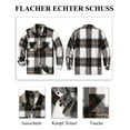 thumbnail image 5 of 1PCS warm plaid shirt-grey-grey, 5 of 6