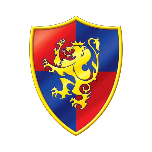 Medieval Crest Cutout 16 1 By 4" - 24 Pack