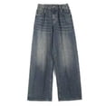 thumbnail image 5 of Xdegoge Baggy Jeans for Men Wide Leg Denim Pants Loose Fit Casual Y2K Streetwear Skate Trousers Classic Straight Vintage Everyday Comfy Bottoms, 5 of 9