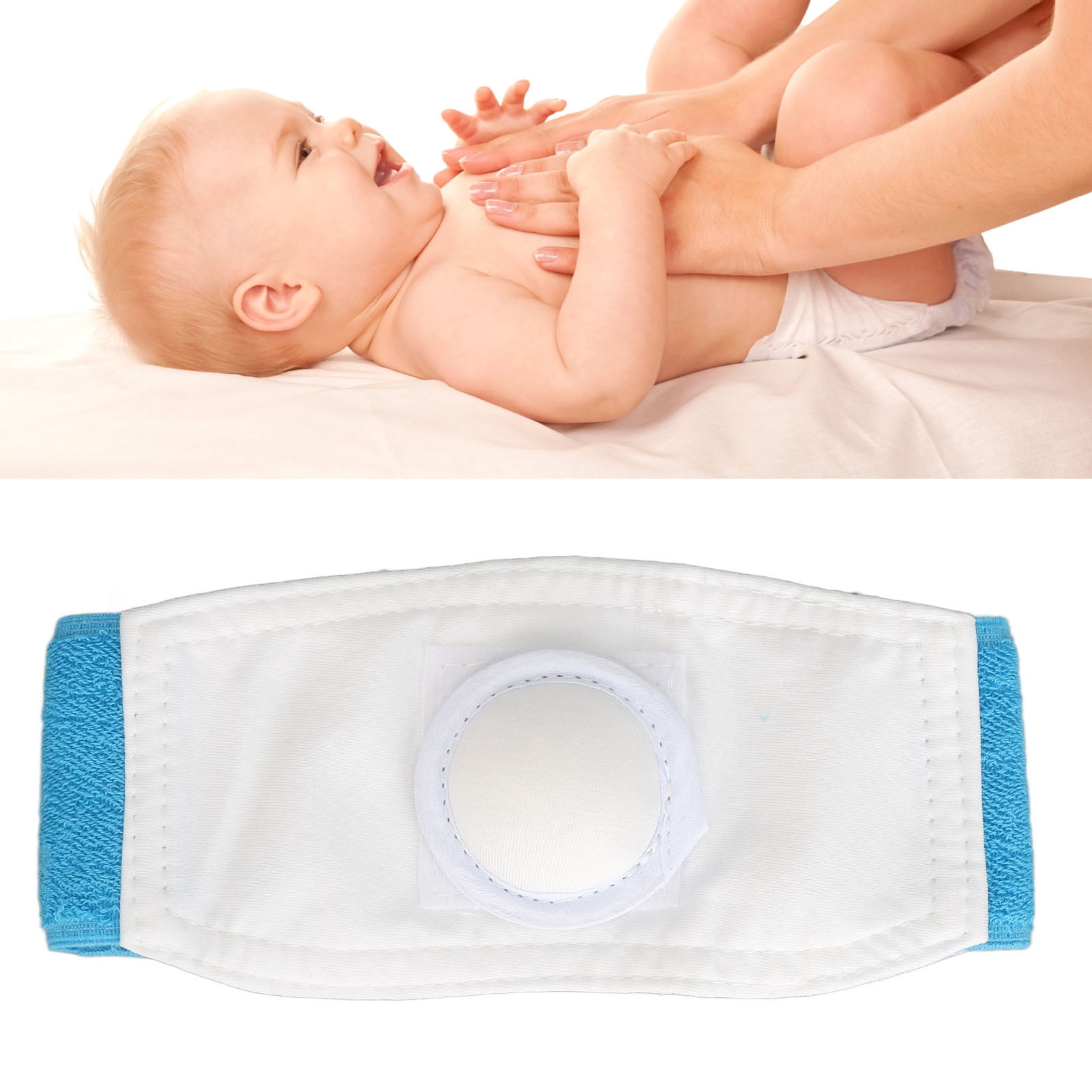 Baby Umbilical Hernia Belt, Stable Support Baby Belly Button Band Elastic Soft  for Home