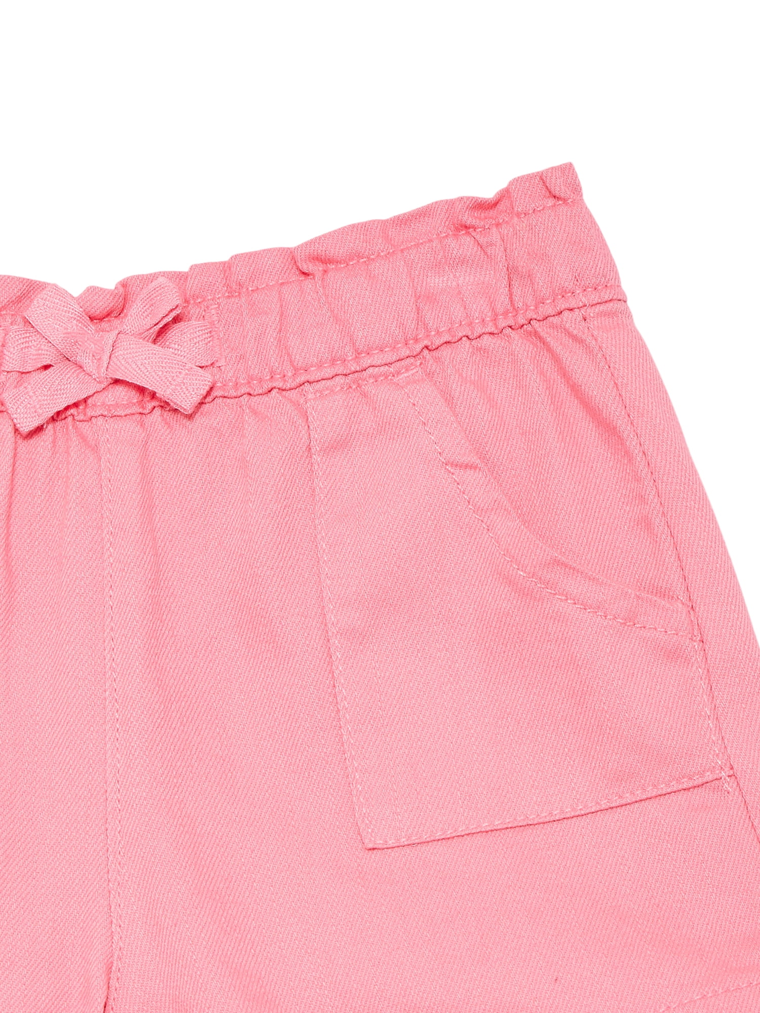 Wonder Nation Baby Girl Woven Shorts, Sizes 0-24 Months