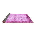 thumbnail image 2 of Ahgly Company Indoor Rectangle Abstract Purple Modern Area Rugs, 3' x 5', 2 of 4