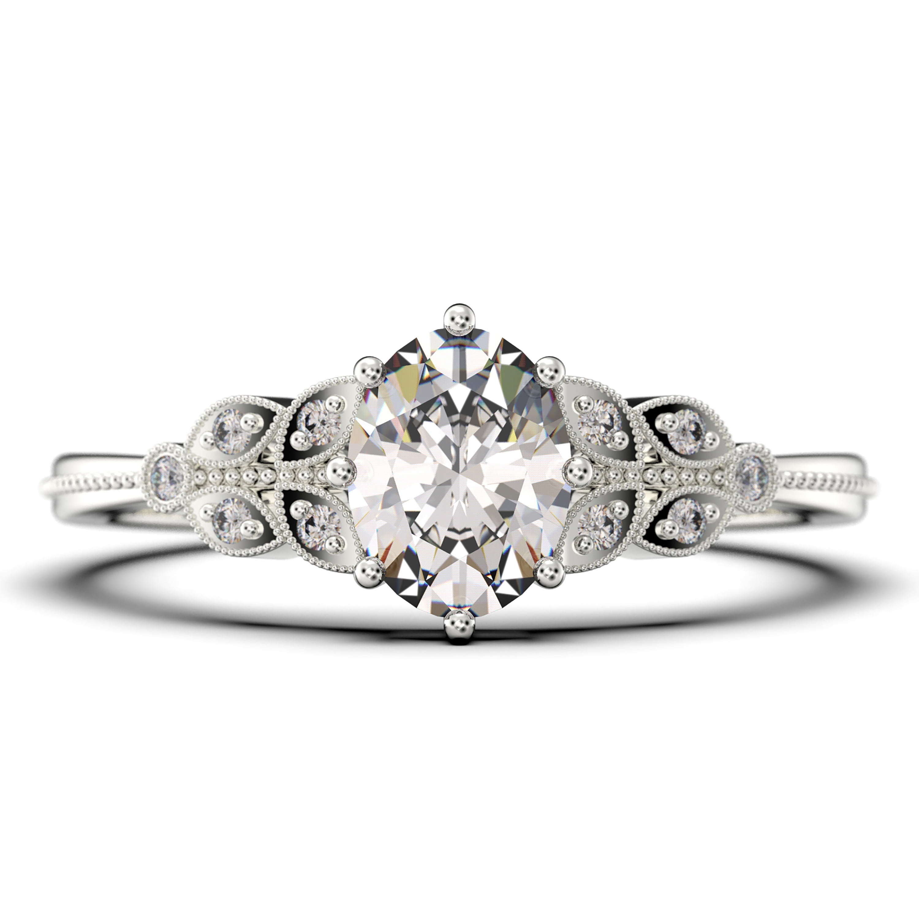 2.00 Ct Cushion Cut Diamond Men's Vintage Art Deco Engagement Ring 925 Silver 