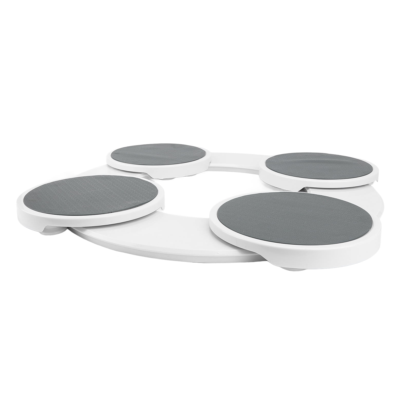 Dining Table Serving Plate, Slide Rail Easy Cleaning Quiet Dining Table Rotating Tray  for Kitchen