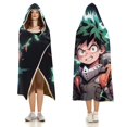 thumbnail image 3 of My Hero Academia Wearable Blanket Cloak Arctic Velvet Hooded Blanket Soft Fuzzy Hoodie Blanket Cape for Adults Kids 40"x50", 3 of 8