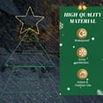 thumbnail image 3 of UBesGoo 2 pcs LED Metal Christmas Trees, Multicolor Lighted Decor for Indoor Outdoor Use, 3 of 8
