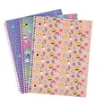 thumbnail image 1 of Cuadernos espirales impresos Yoobi (conj. de 3) - Estampados confites, sueños dulces y malvavisco - 1 materia 100 hojas rayadas - Perforados 3 orificios - Cuadernos a granel sin PVC - Paquete de 3, 1 of 3
