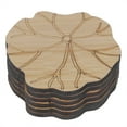 thumbnail image 2 of Juego De 6 Unidades De Posavasos De Bambú Para Taza De Té, Posavasos Con Aislamiento Térmico, Accesorio De Mesa Para Bebidas, 2 of 7