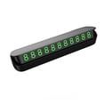 thumbnail image 1 of Auto Parking Number Card Plate - Temporary Parking U9 ABS New Sign N5C8 H, 1 of 8