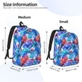 thumbnail image 2 of Easygdp Bright Flowers Mochila de Lona Resistente para Laptop, Compatible con Laptops de 15 a 17 pulgadas, Ideal para Escuela, Trabajo y Viajes-Medium, 2 of 5