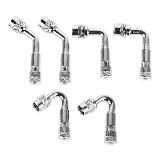 KAKOWELY valve stem extender 6pcs Valve Stem Extenders Universal Valve Stem Extenders For Car Motorcycle Rv Truck Bicycle Scooter Tire Valve Extender Adapter
