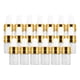 thumbnail image 1 of Seitruly 20 Pieces Empty Glass Dropper Bottles Containers for Perfume Oils Liquids   Cuentagotas de vidrio y botellas Oro 1 ml, 1 of 1