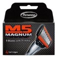 thumbnail image 1 of Personna M5 Magnum 5 Refill Razor Blade Cartridges, 4 ct. (Pack of 2), 1 of 1