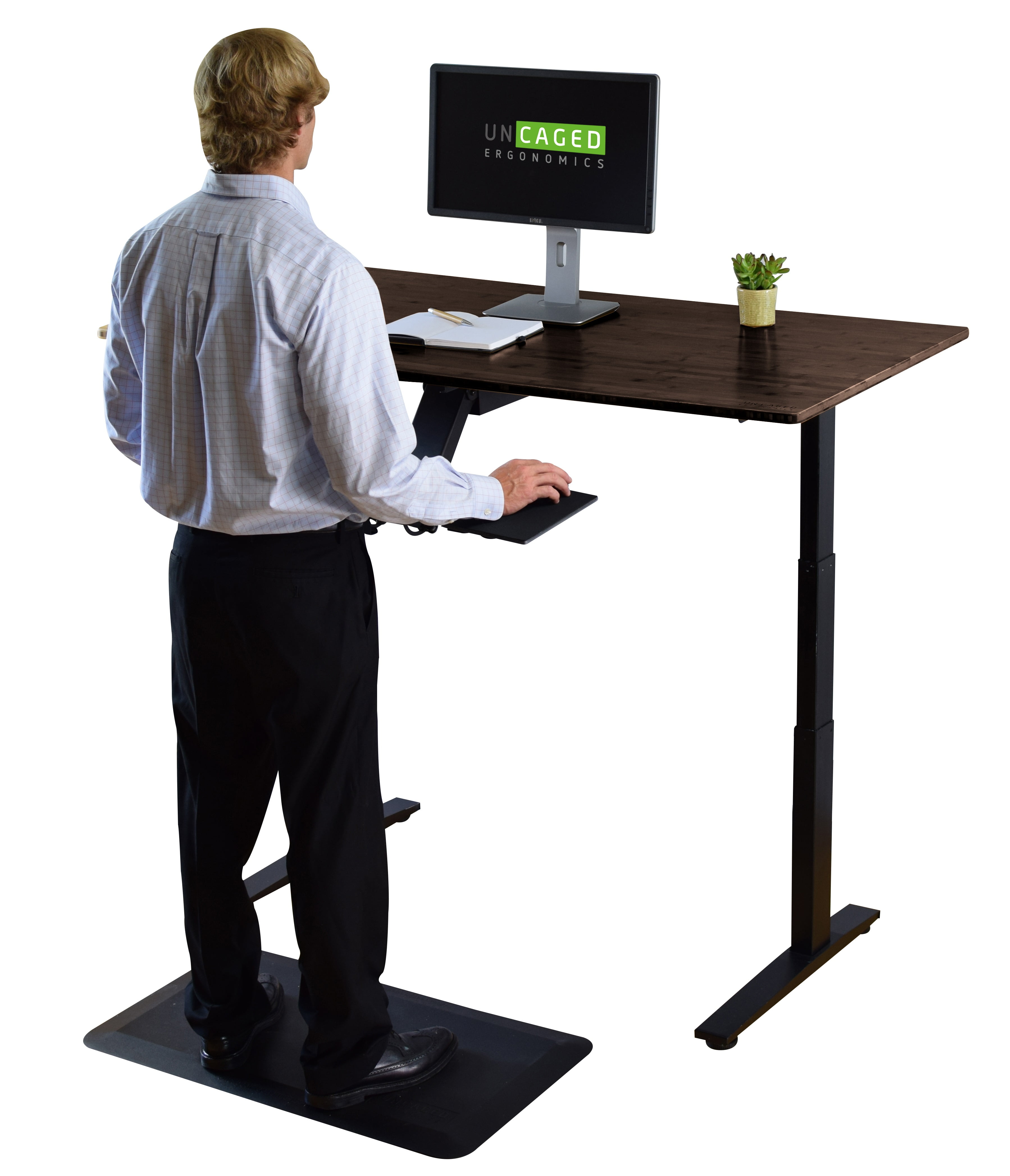 RISE UP Dual Motor Adjustable Height Electric Standing Desk 48x30