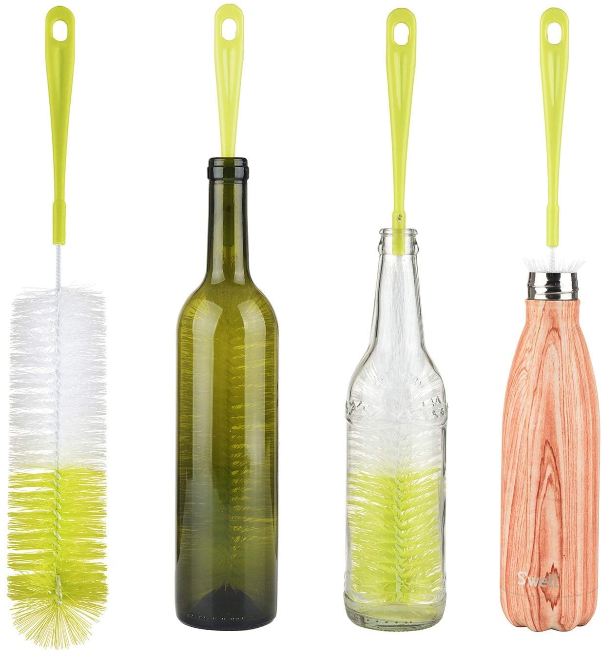 16? Long Bottle Brush Cleaner for Washing Wine, Beer, S?well, Decanter