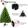 thumbnail image 4 of CZCPP-Support de Sapin de Noël, Support de Sapin de Noël Détachable Robuste Adapté pour Troncs de 3 à 7 Pouces, Base Adaptée pour Épicéa de Pin 4-10 Pieds (Noir), 4 of 4
