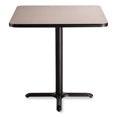 thumbnail image 2 of NPS Cafe Table 36" SQ X Base 36"H Particleboard Black Frame Grey Top, 2 of 3