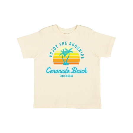 

Inktastic Summer Enjoy the Sunshine Coronado Beach California in Blue Gift Toddler Boy or Toddler Girl T-Shirt