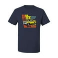 thumbnail image 2 of Ford Free Wheelin 1978 Bronco Classic Rasta 70s | Mens Cars and Trucks Graphic T-Shirt, Navy, 2XL, 2 of 4
