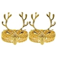 thumbnail image 1 of 2 uds. Hebillas de cortina de ciervos navideños, alzapaños de cortina navideña de Metal, decoraciones para cortinas, 1 of 6